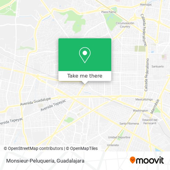 Monsieur-Peluquería map