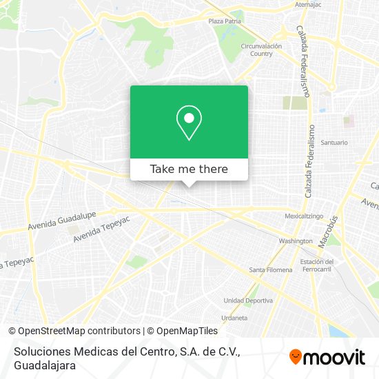 Soluciones Medicas del Centro, S.A. de C.V. map