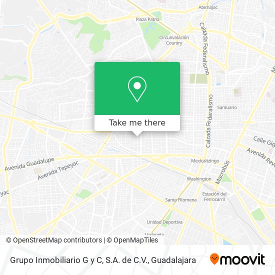 Grupo Inmobiliario G y C, S.A. de C.V. map