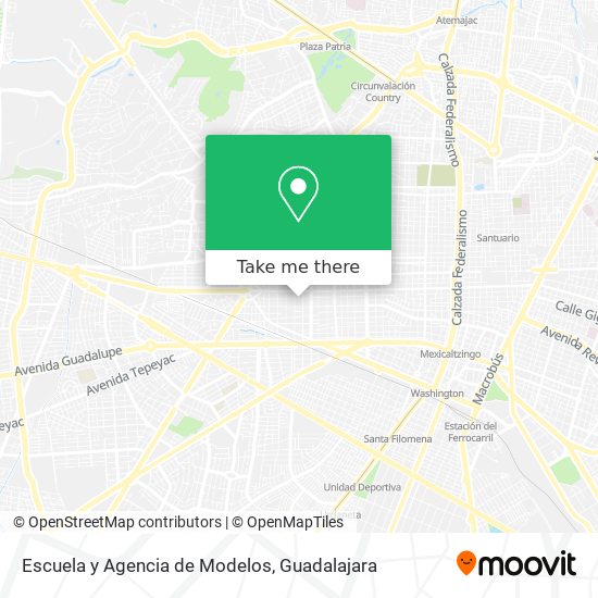 Escuela y Agencia de Modelos map