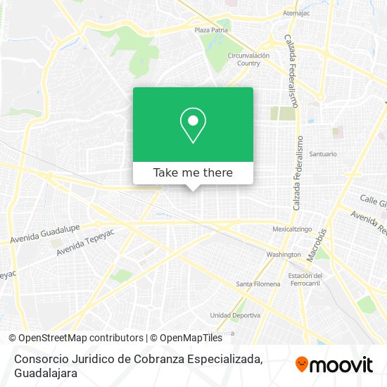 Consorcio Juridico de Cobranza Especializada map