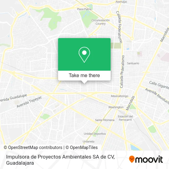 Impulsora de Proyectos Ambientales SA de CV map