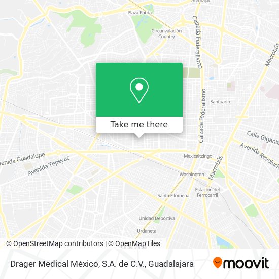 Drager Medical México, S.A. de C.V. map