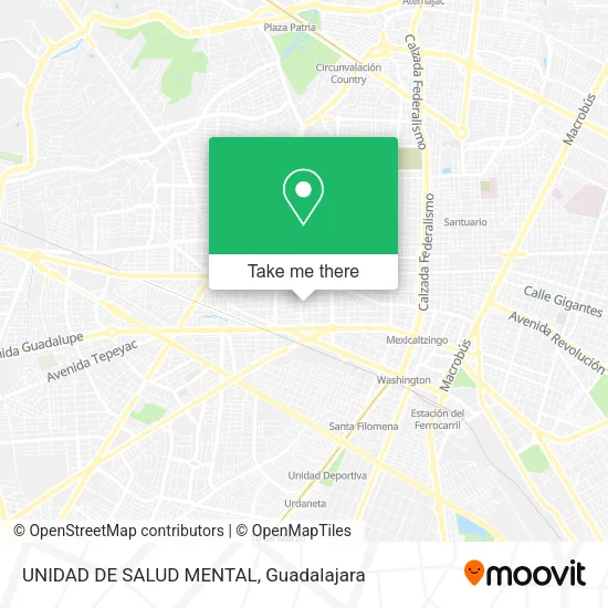 UNIDAD DE SALUD MENTAL map
