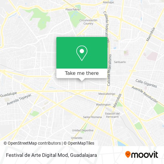 Festival de Arte Digital Mod map