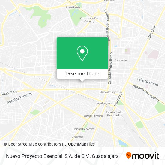 Nuevo Proyecto Esencial, S.A. de C.V. map