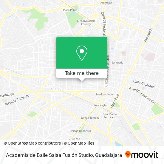 Academia de Baile Salsa Fusión Studio map