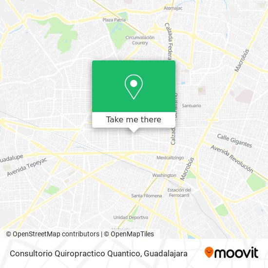 Consultorio Quiropractico Quantico map