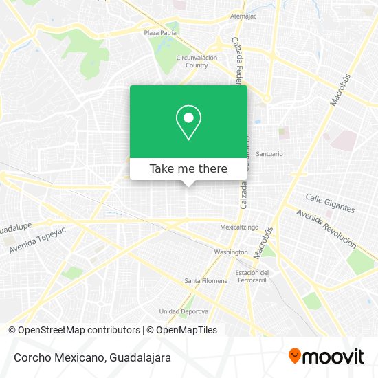 Mapa de Corcho Mexicano