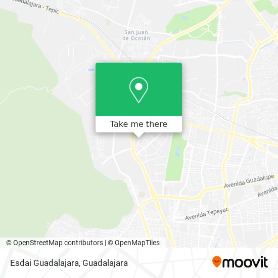 Mapa de Esdai Guadalajara