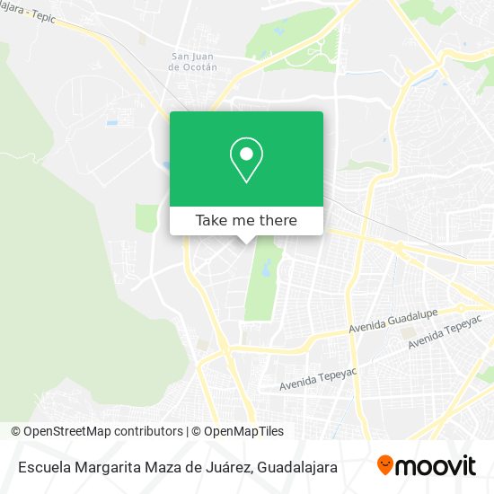Escuela Margarita Maza de Juárez map