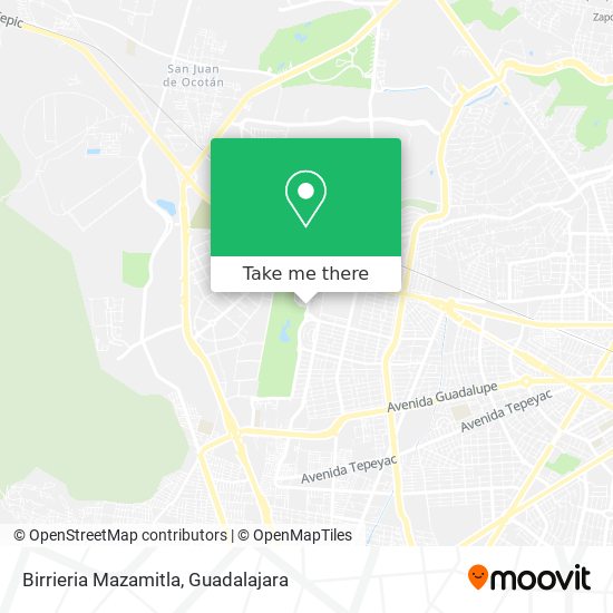 Mapa de Birrieria Mazamitla