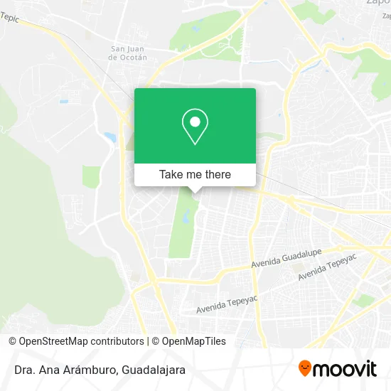 Dra. Ana Arámburo map