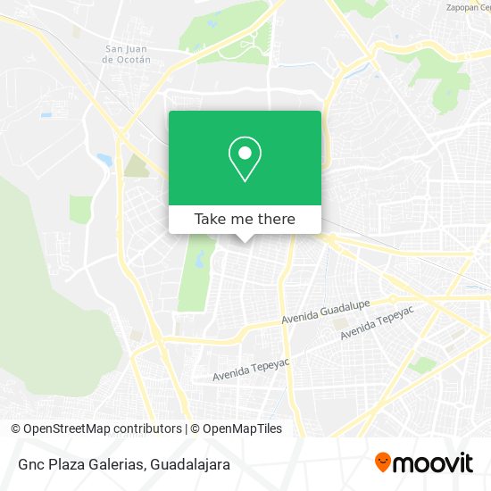 Gnc Plaza Galerias map