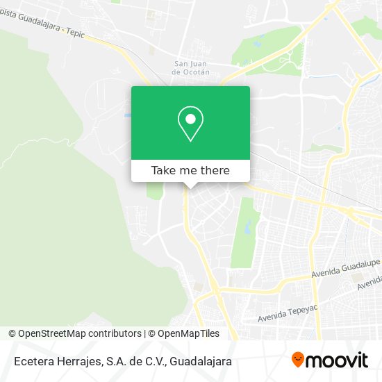 Mapa de Ecetera Herrajes, S.A. de C.V.