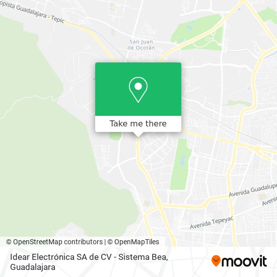 Mapa de Idear Electrónica SA de CV - Sistema Bea