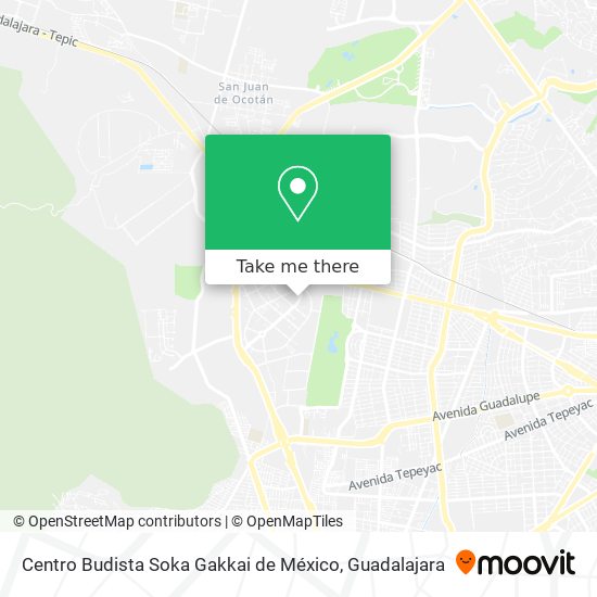 Centro Budista Soka Gakkai de México map