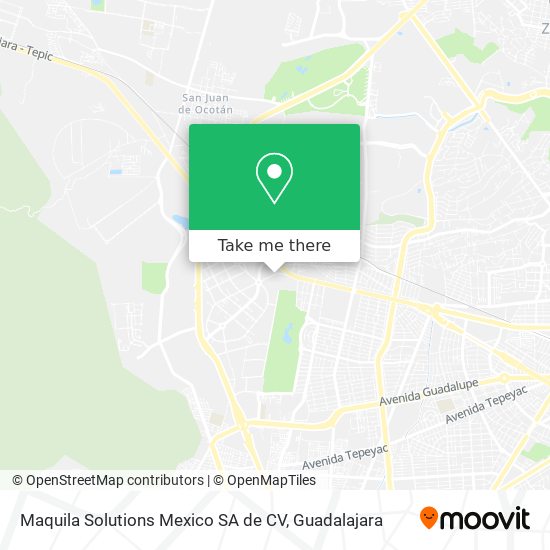 Maquila Solutions Mexico SA de CV map