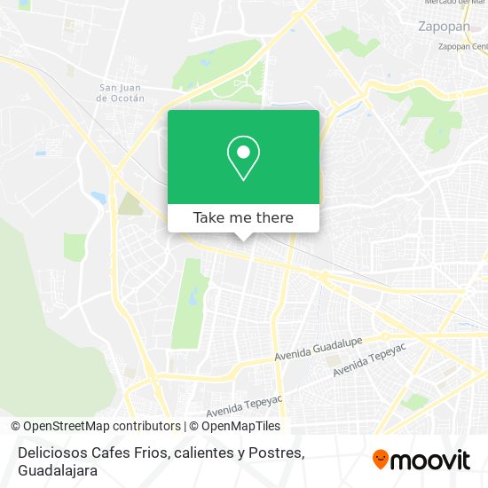 Deliciosos Cafes Frios, calientes y Postres map