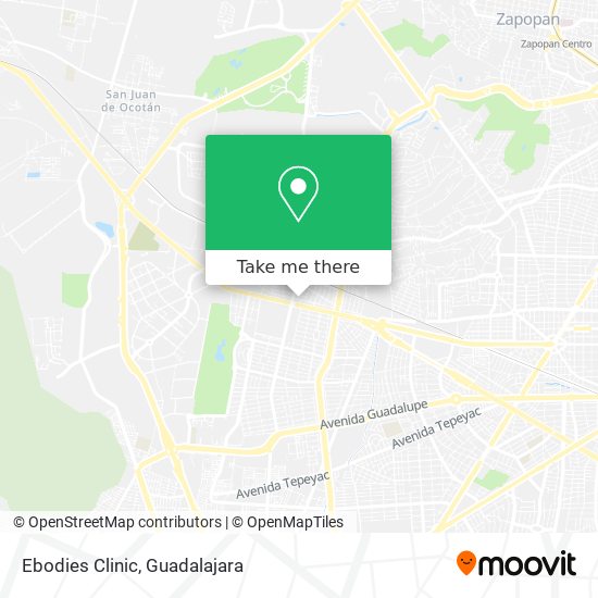 Mapa de Ebodies Clinic
