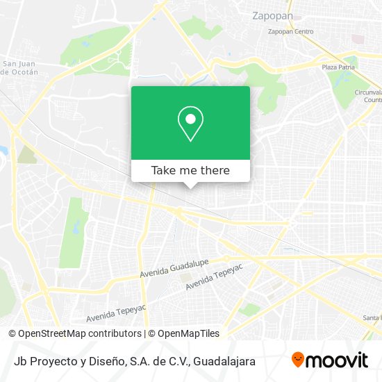 Jb Proyecto y Diseño, S.A. de C.V. map