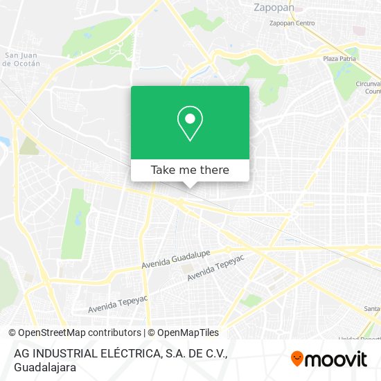 AG INDUSTRIAL ELÉCTRICA, S.A. DE C.V. map