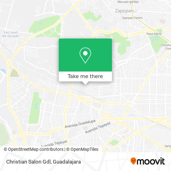 Christian Salon Gdl map