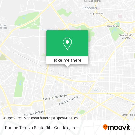 Parque Terraza Santa Rita map