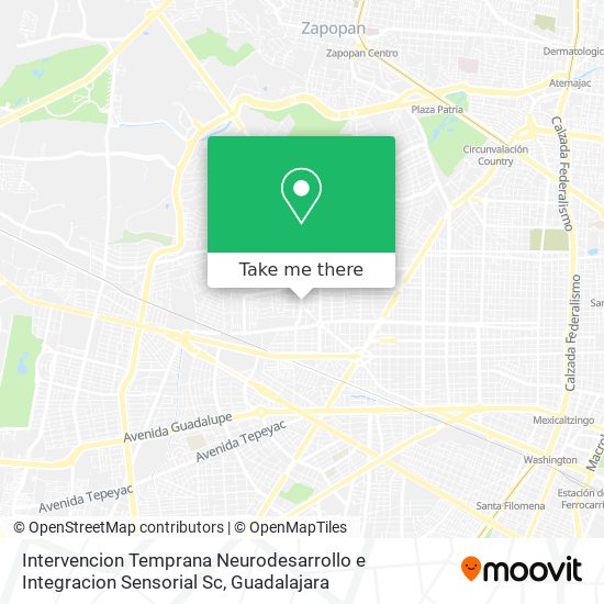 Intervencion Temprana Neurodesarrollo e Integracion Sensorial Sc map