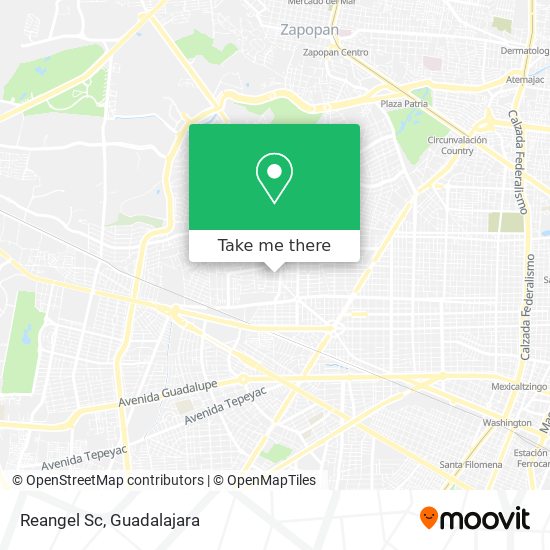 Mapa de Reangel Sc