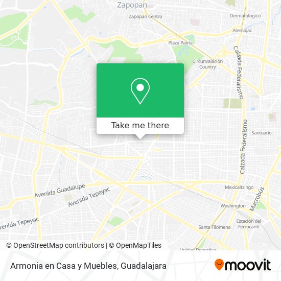 Mapa de Armonia en Casa y Muebles