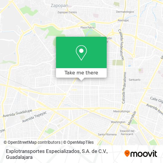 Explotransportes Especializados, S.A. de C.V. map