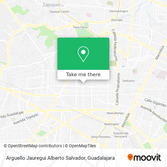 Arguello Jauregui Alberto Salvador map
