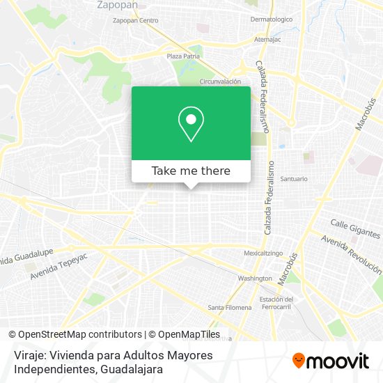 Viraje: Vivienda para Adultos Mayores Independientes map