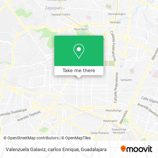 Valenzuela Galaviz, carlos Enrique map