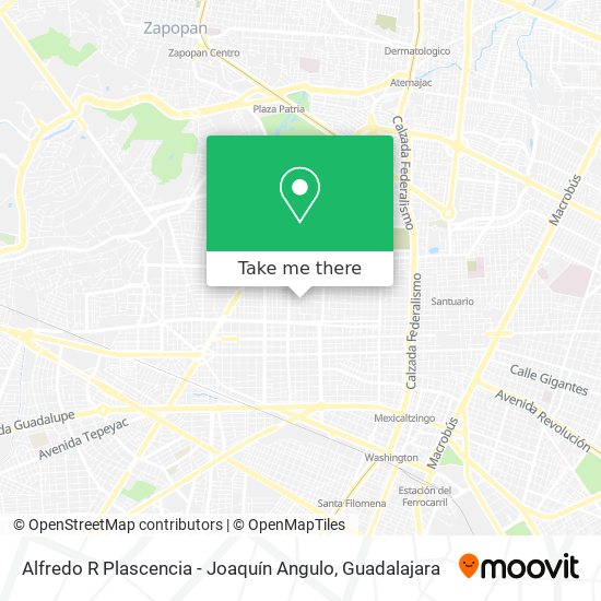 Mapa de Alfredo R Plascencia - Joaquín Angulo