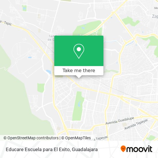 Educare Escuela para El Exito map
