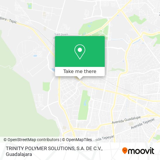 TRINITY POLYMER SOLUTIONS, S.A. DE C.V. map