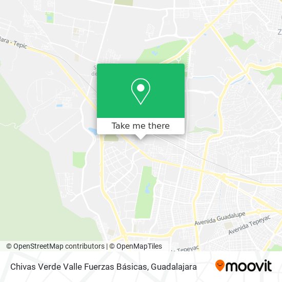 Mapa de Chivas Verde Valle Fuerzas Básicas