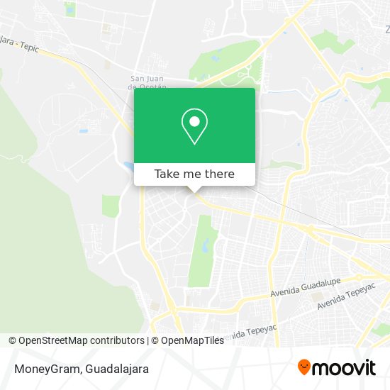 Mapa de MoneyGram