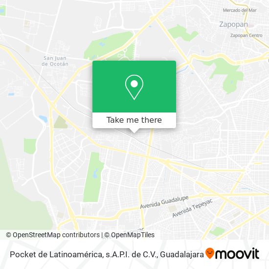 Pocket de Latinoamérica, s.A.P.I. de C.V. map