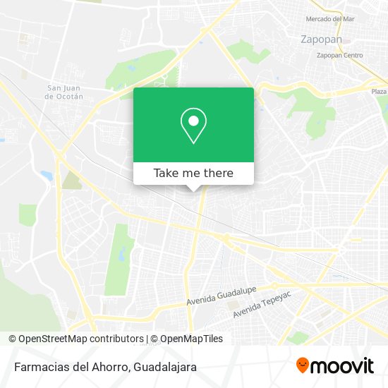 Farmacias del Ahorro map