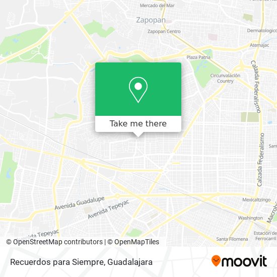 Recuerdos para Siempre map