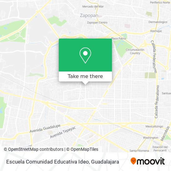 Mapa de Escuela Comunidad Educativa Ideo