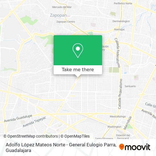 Mapa de Adolfo López Mateos Norte - General Eulogio Parra