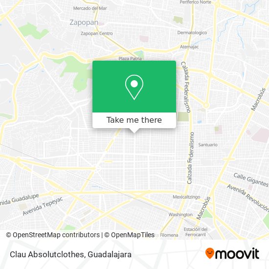 Clau Absolutclothes map