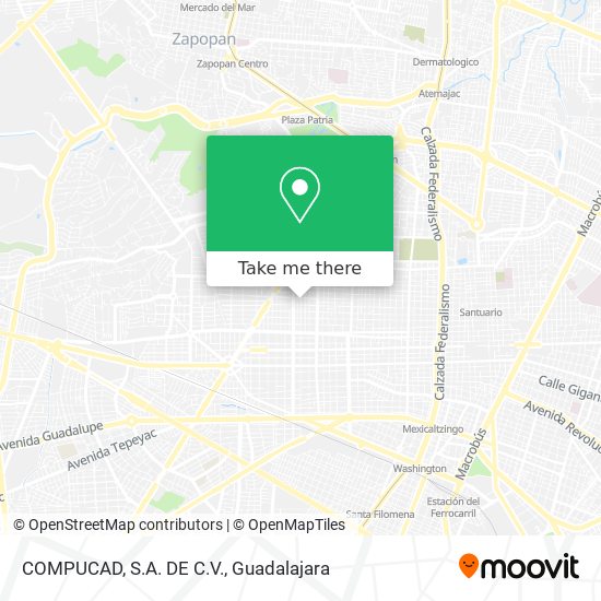 COMPUCAD, S.A. DE C.V. map