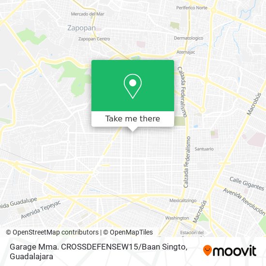 Mapa de Garage Mma. CROSSDEFENSEW15 / Baan Singto
