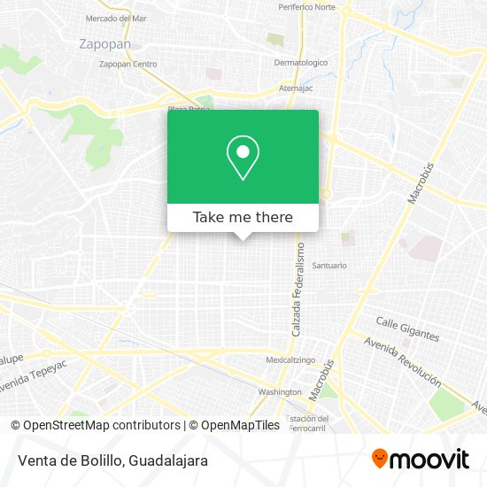 Mapa de Venta de Bolillo