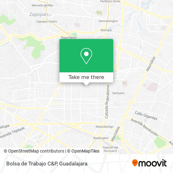 Mapa de Bolsa de Trabajo C&P